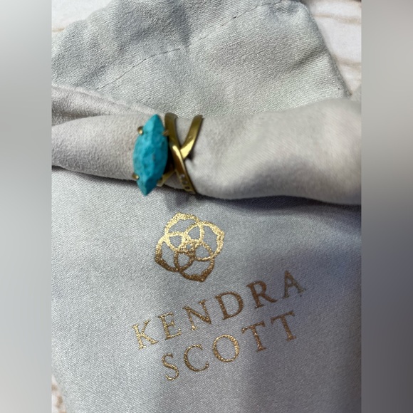 Kendra Scott turquoise ring size 6 - Picture 2 of 5
